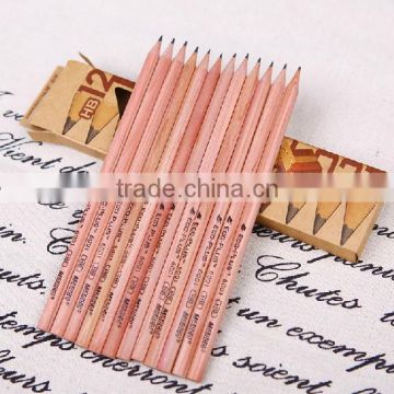 Japanese and Korean non-toxic raw wood pencils