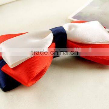 newest elegant hair big bow hair clip design bun hair accessory