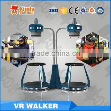 Guangzhou factory vr treadmill and shooting simulator