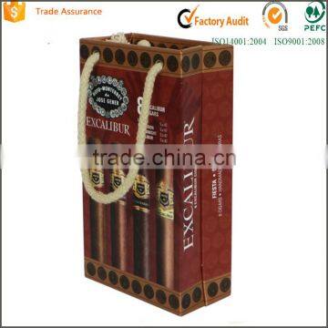 Packaging Box Industrial Use and Glossy Lamination Printing Handling Spanish Cedar Cigar Box photo-4