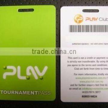CR80 Four Color Printed Die Cut Plastic PVC Card