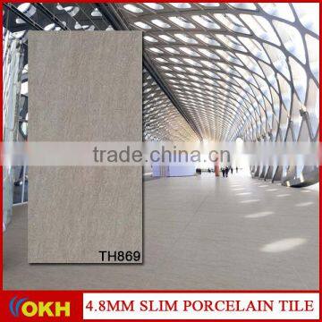 4.8mm thickness Exhibition building Thin ceramic tile