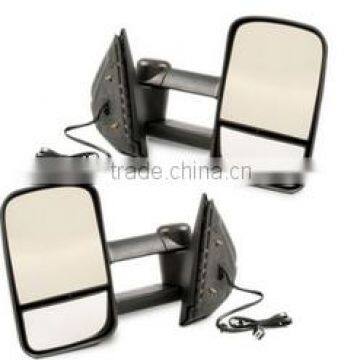 QSY1002 07-14 Silverado Sierra Power Heated Extendable Towing LED Signal Side Mirrors