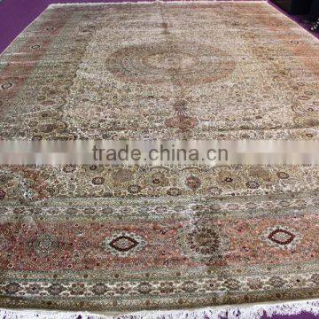 super fine persian contemporary hand knotted high quality silk carpet