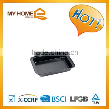 Carbon Steel Rectangular Bake Tray of cake bakeware