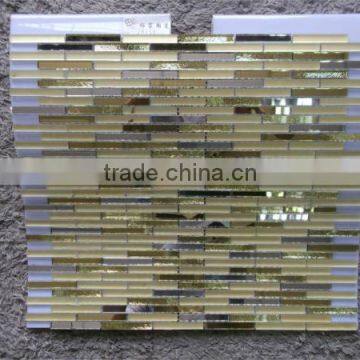 JH133 Shinning Strip Glass Mosaic 300x300MM