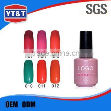 Well-Known Chinese Factory Private Label Thermal Gel Color Changeable Nail Polish