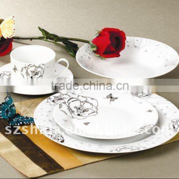 30pcs round shape dinnerware set