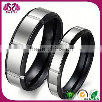 High Polish Plain Couple Love Ring American Indian Wedding Rings