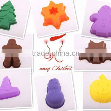 FDA LFGB Approved Christmas Cake Molds Wedding Silicone Cake Mould Decoration Baking Tool