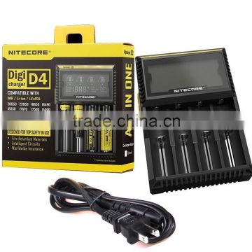 Nitecore intellicharge I4 nitecore d2/Nitecore D4 battery charger, nitecore 18650 battery and charger/18650 battery charger