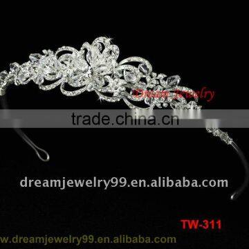 fashion pageant crowns tiaras crown tiara for girl flower wedding jewelry