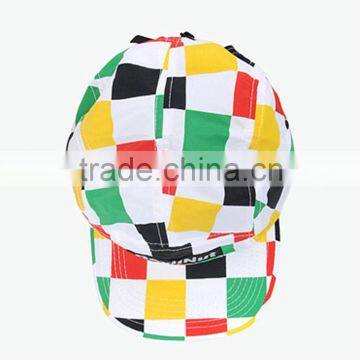 Custom 5 Panel Hats Checked 100% Polyester Printed Snapback Caps photo-5