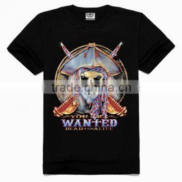 OEM 3d Printing Factory High quality old skull t-shirt, full-size printing t-shirt, custom printed t-shirt