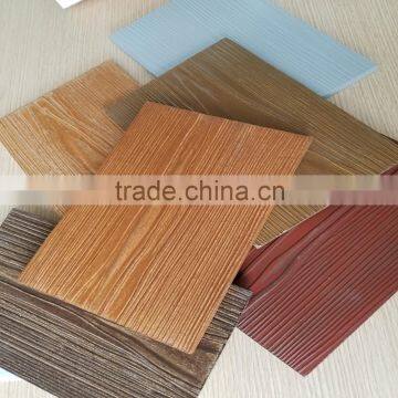 CE, AS/NZS Certification Durable Primed woodgrain fiber cement siding panels