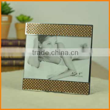 Simple and stylish with drilling horizontal 6-inch aluminum metal frame frame three-color spot wholesale manufacturers