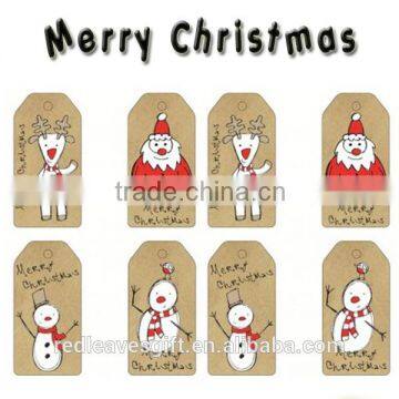 Brown Kraft Hang Tag, Custom Kraft Paper Hang Tags for Gift and Holiday