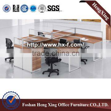 Office Desk L shaped Staff Computer Desk Aluminum Office Partition Workstation (HX-PT5025)