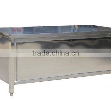 High End Knock Down Handmade Free Standing SS Cabinet for Kitchen Equipment European Style photo-3