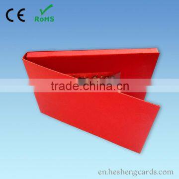 hot sale 2.4"s-video out graphic card,Video occasion greeting cards,business greeting cards for gift