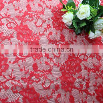 Fancy floral nylon 2016 lace fabric 3d flower lace embroidered fabric wholesale lace