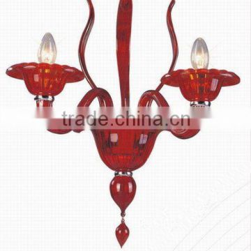 2014 Modern lighting red glass wall lamps/wall sconces with CE