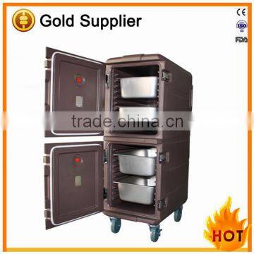 165L Coffee Double layer food warm container for delivery food, keep food warm container