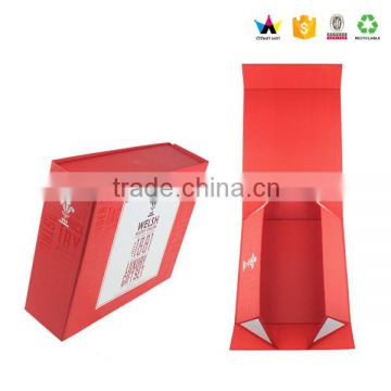 Large Fancy Luxury Flat Folding Gift Box With Magnet Closure                        
                                                Quality Choice