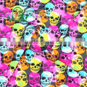 Fashion And Colorful Skull 4 Way Stretch Sexy/Wild and Street Style Sportwear/Sweater Fabric