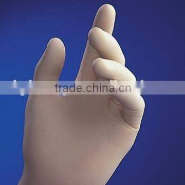 Disposable latex surgical gloves