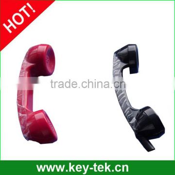 Metal Phone Fork with anti-vandal robust black phone Handle for public application