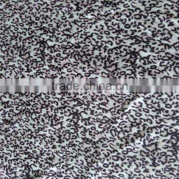 woollen printing fabrics-leopard print
