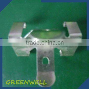 Steel coated yellow side clips for cross rail and rod