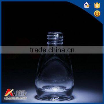 wholesale heart shape Clear Empty Glass Nail Polish Bottles