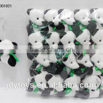 4 inches mini cartoon penda plush keychain toy,Plush animal keychain toy, Mini plush toys