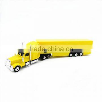 YL09TR OEM 23cm length peterbilt metal truck model,die cast toy truck,scale 1:87 model truck toy