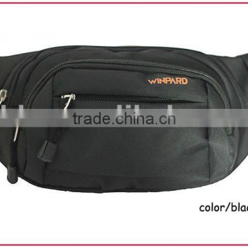 hot sale black nylon belt pouch