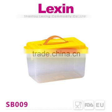 adjustable plastic storage box without lid