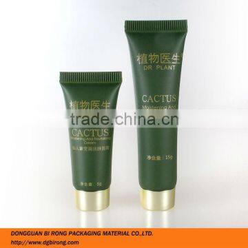 5g 15g facial cleansing plastic soft tube with screw cap