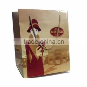 Pandoro Paper Shopping Bag with Handles