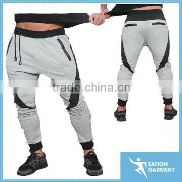 fitted joggers tapered sports pants gym yoga running sweatpants baggy full length pants