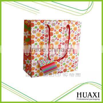 High quality recycled cardboard paper bags for gift