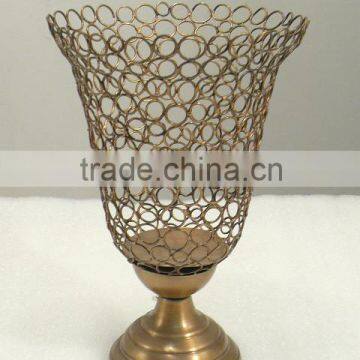 Hurricane lamp with glass votive, Hurricane lamp candle holder