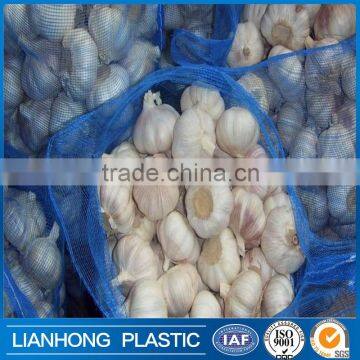 Cheap Fabrics Plastic PP Handle Packing Garlic Mesh Bag