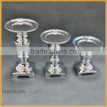 christmas taper holder decorative ceramic candle holder