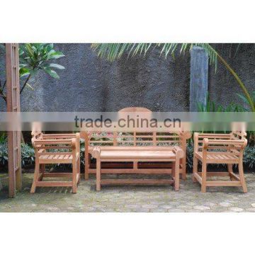 Solid Teak Lutyen Bench Set