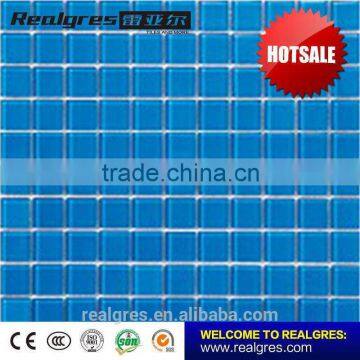 Foshan 4mm glass mosaic tile for swimming pool tile