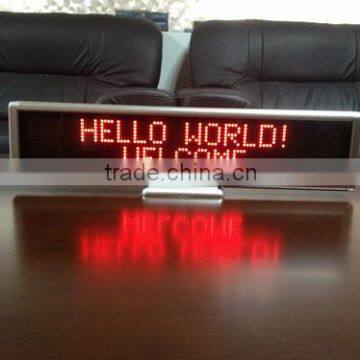 2014 New Fashion Rechargeable window led scrolling baby on electric sign board