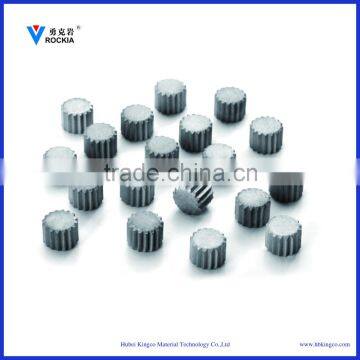 Tungsten carbide inserted tooth for drilling in oil and gas industry