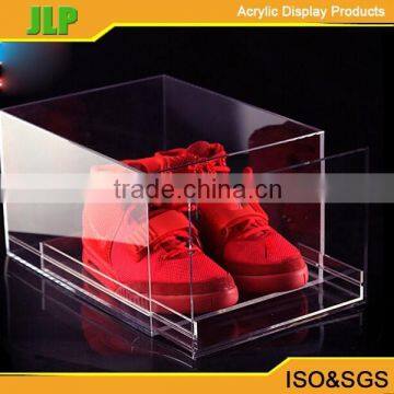 2016 JLP clear acrylic shoe box with drawers